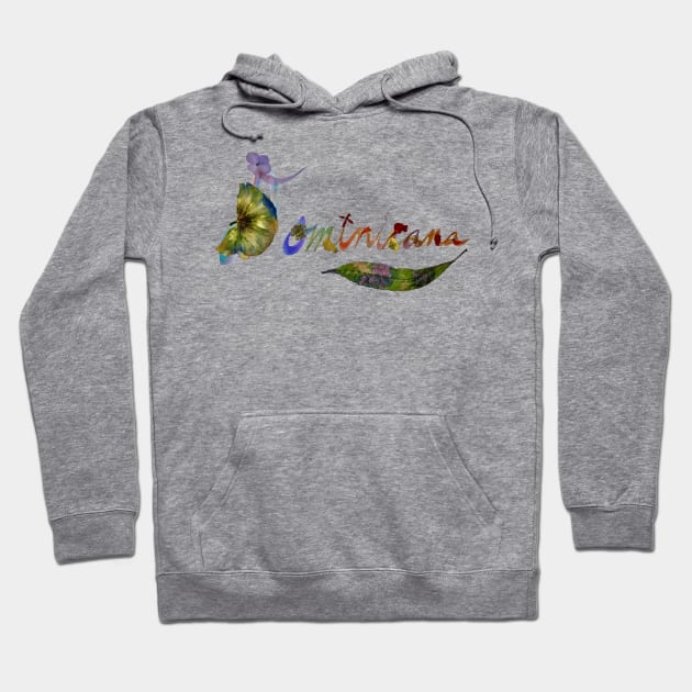 Dominicana in flowers Hoodie by petalosbyada